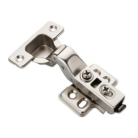 ANGSTROM 2-Pack Frameless Concealed Cabinet Hinges, Soft-Close, 2D Adjustable (Half-Overlay)