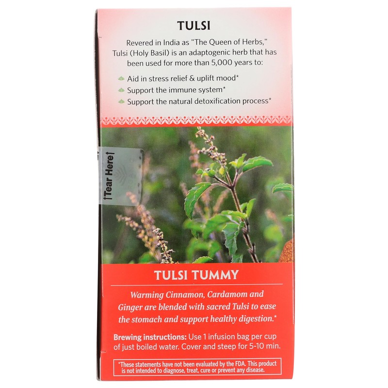 Organic India Wellness Tulsi Tummy Tea 25 Teabags