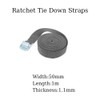 4Pcs Ratchet Tie Down Straps, Adjustable Tensioning Belt Lashing Straps