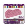 Darice Paper Doily 4" Heart Pink 24pc