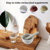 1 Grinding Bowl, 1 Grinding Bottle, Pepper Grinder, Garlic Masher,
