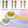 3D Nail Gel and Chrome Nail Powder Kit, 3 in