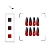 Press on Nails Long Fake Nails Glossy Full Cover Stick