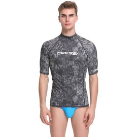 Cressi Rash Guard Men's Top, blue, XS