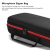 EBTOOLS Microphone Case for 2 Microphone Storage Box Shockproof Drop