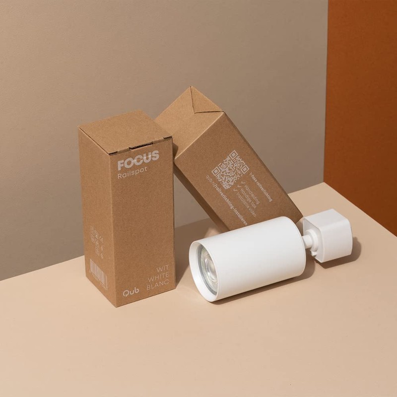 Focus III Railspot 1-Phase GU10 Track Lighting White