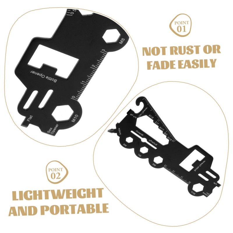 SHINEOFI Multi Tool Card Multi Tools Multi Purpose Tool Compact