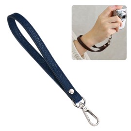 NYANDELMO ND-0467-R02 Hand Strap, Synthetic Leather, Fall Prevention, 12 Colors, Smartphone Strap, Leather, Wrist Strap, Armrest, Metal Fittings, Nascan, Width 0.5 inches (1.2 cm), Length 7.9 inches
