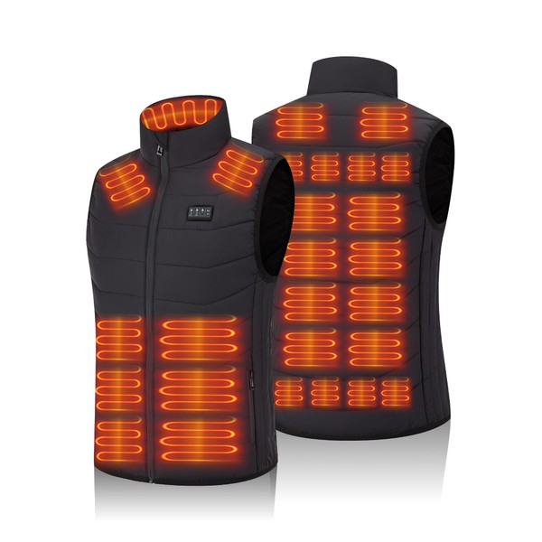 Techstuph Heated Vest for Men, No Battery Pack, Windproof Lightweight