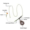 3 Pack Carp Fishing Inline Rig Set with Sinker Weight
