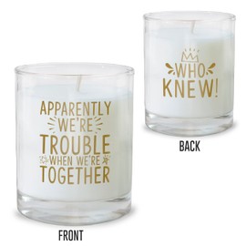 BAD BANANAS Friend Gifts for Women - We're Trouble When We're Together - Scented Candles for Best Friends, Besties, Sisters