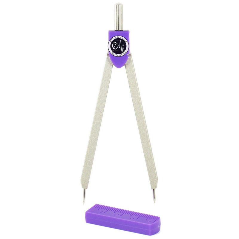 EMI Violet EKG ECG Caliper and EKG Reference Ruler Combination