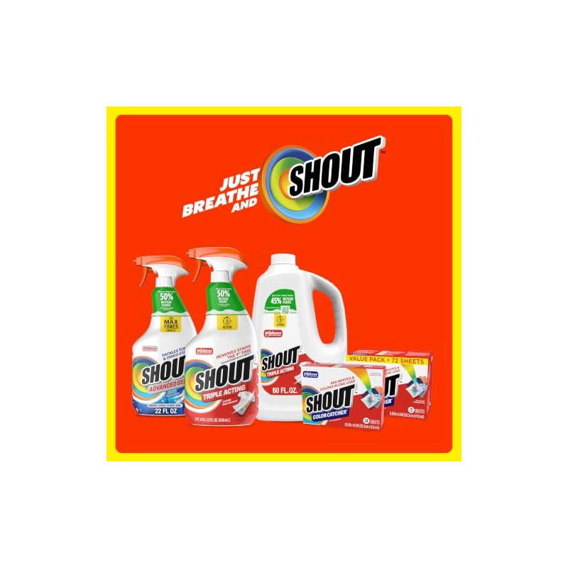 Shout Color Catcher, Dye-Trapping Sheets, 24 Sheets