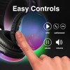 Laser RGB Wireless Bluetooth Headphones, RGB Lighting, 6 Hrs Playtime,