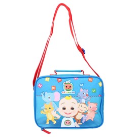 Cocomelon Children's Kids Character Insulated Reusable Lunch Bag with Red Handle