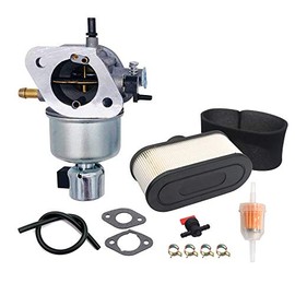 HuthBrother 15004-0827 Carburetor With 11013-7047 11013-0726 Air Filter Kit for Kawasaki Fits Specific FS541V FR600V FS600V Engine 15004-0822 15004-7060 15004-7053 15004-0818