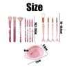 11 Pieces Makeup Brushes and 1 Piece Makeup Brush Cleaning
