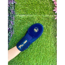 Baseball Sliding Mitt - Adult - Softball Sliding Guard - Protective Baseball Hand Guard - Elastic Adjustable Strap- Sliding Glove Multiple Colors - One Size -Fits All (Navy Blue)