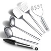 Kyraton Stainless Steel Kitchen Utensils Set 6 Pieces, Cooking Utensil