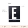Design Letters Buchstaben Notizbuch A5 A-Z Schwarz | Nutzen Sie