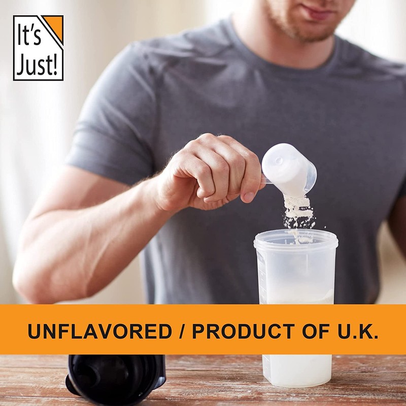 It's Just! - Whey Protein Isolate, Ultra Premium Grass-Fed, Unflavored,