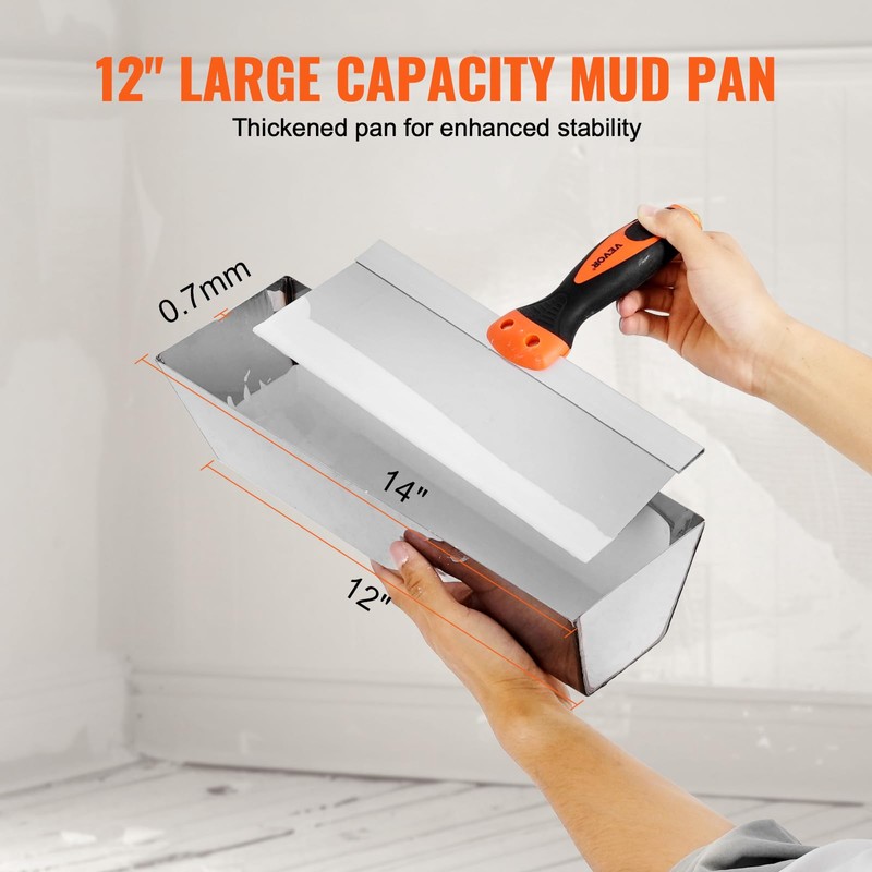 VEVOR Drywall Knife Set, 6 PCS Drywall Tools Includes 3"