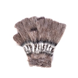 Alpaca Fingerless Gloves - Natural Colours - Fair Trade - One Size Fits All - Tan, light brown
