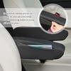 OFBAND 2PCS Arm Rest Cover for Car with Side Pocket,Breathable