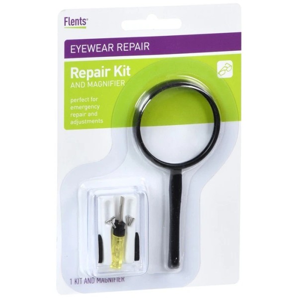 Flents Eyewear Repair Kit And Magnifier 1 EA
