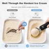 Dual Temperature Heated Ice Cream Scoop - 131/158°F for Ice