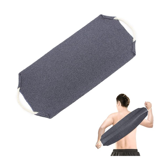 Akasuri Towel Body Towel, Men's, Back Scrubber, Prevents Acne Back, Double-Sided Brush, Exfoliates, Pore Cleaning, Back Washable, Promotes Circulation, Effective Back Acne Removal, Unisex, Approx. 8.3