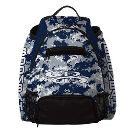 Boombah Prospect Batpack Camo Navy/Gray