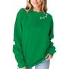 VILOVE VILOVE Women St Patricks Day Sweatshirts Lucky Clover Sweater