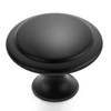 Ravinte 60 Pack Matte Black Kitchen Cabinet Knobs 1-1/4 Inch