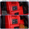 Soft Carbon Fiber Headlight Switch Button Panel Trim Sticker Compatible