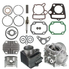 ANTUKO Cylinder Head Piston Gasket Top End Kit Replacement for CRF70 ATC70 XR70 TRX70 12101-GB0-910, 12101-087-000,12101-087-010, 12101-HB2-000,12101-098-670, 12101-098-671