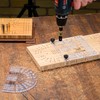 Small Cribbage Board Templates (3 Players, Curved Track) – Thick