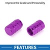 A ABSOPRO Tire Valve Stem Caps 11x17MM Car Wheel Valve