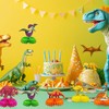 Oiuyamn 9Pcs Dinosaur Honeycomb Centerpieces, Dinosaurs Party Table Decorations, Tyrannosaurus
