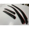 in-Channel Style Smoke Window Sun Rain Visors Vent Guard Shade