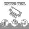 12 PCS Flush Hinges, 2 Inch Cupboard Hinges for Doors,