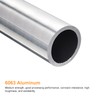 sourcing map 6063 Aluminium Round Pipe 19 mm OD 15