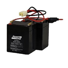 Beiter DC Power 24 Volt Battery Pack (5 Ah Version 16+) - Compatible with Razor E100, E100 Glow, E125 Set of 12V Batteries, Electric Power Dirt Scooter e-Bike, Scooters, Rechargeable