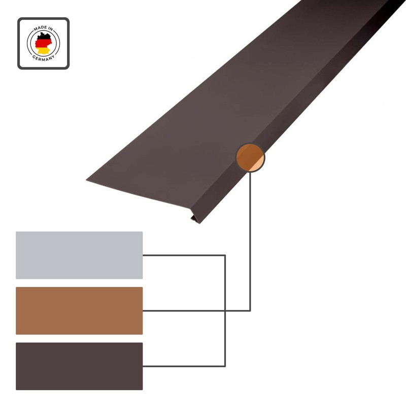 INEFA Roof Strip for Gutter, Edged on One Side, 2