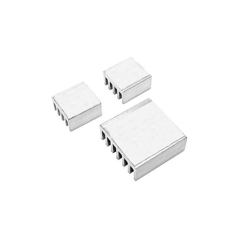 Aihasd Set of 3 Aluminium Heatsinks in Various Sizes for
