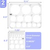Mr. Pen- Circle Template, 2 pcs, Large and Small Size,