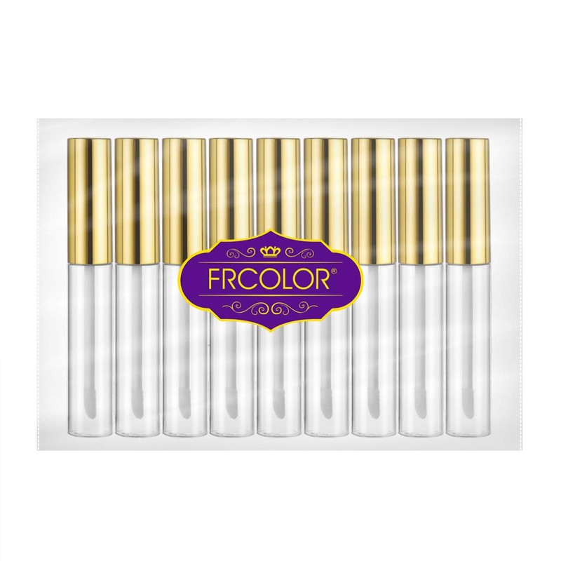 Frcolor Lip Gloss Tube Lip 10ml Clear Container Divider Bottle
