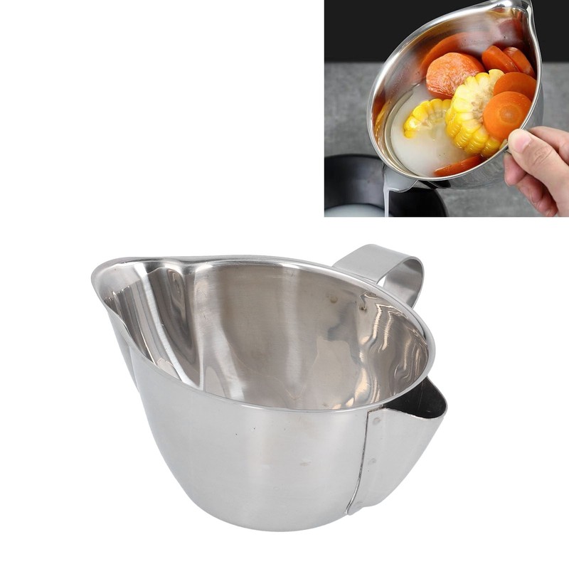 Oil Fat Separator Bowl Safe Comfortable Durable Easy to Clean