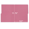 File Folder, Letter Size, 1/2 Cut Tab, 25 Pack (Pink)