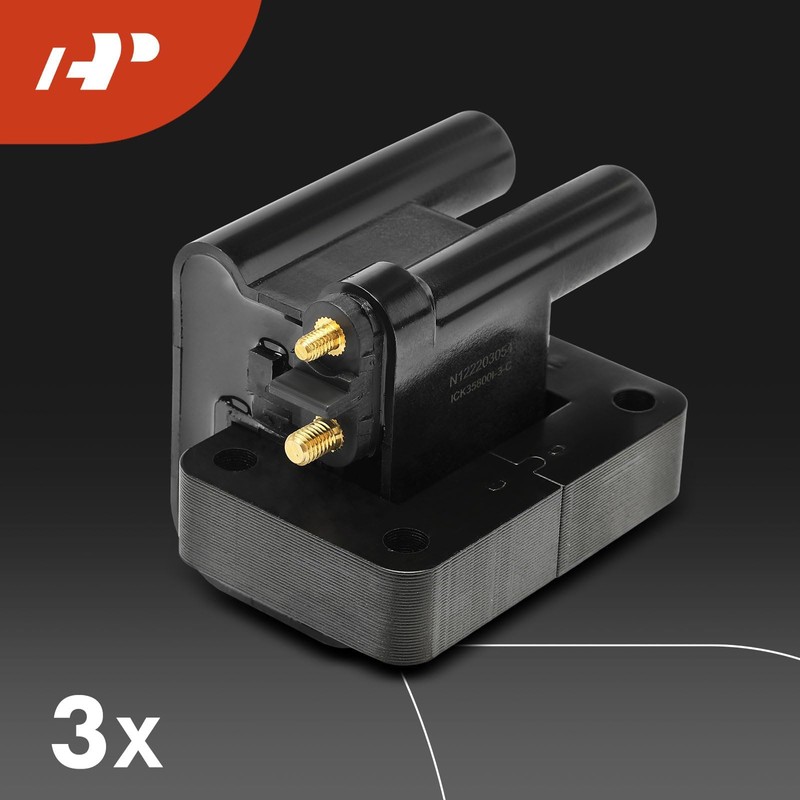 A-Premium 3x Ignition Coil Pack and 6x Iridium Spark Plugs